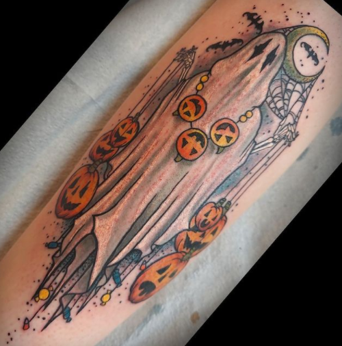 Bonnie Seeley Halloween Ghost by Bonnie Seeley : Tattoos