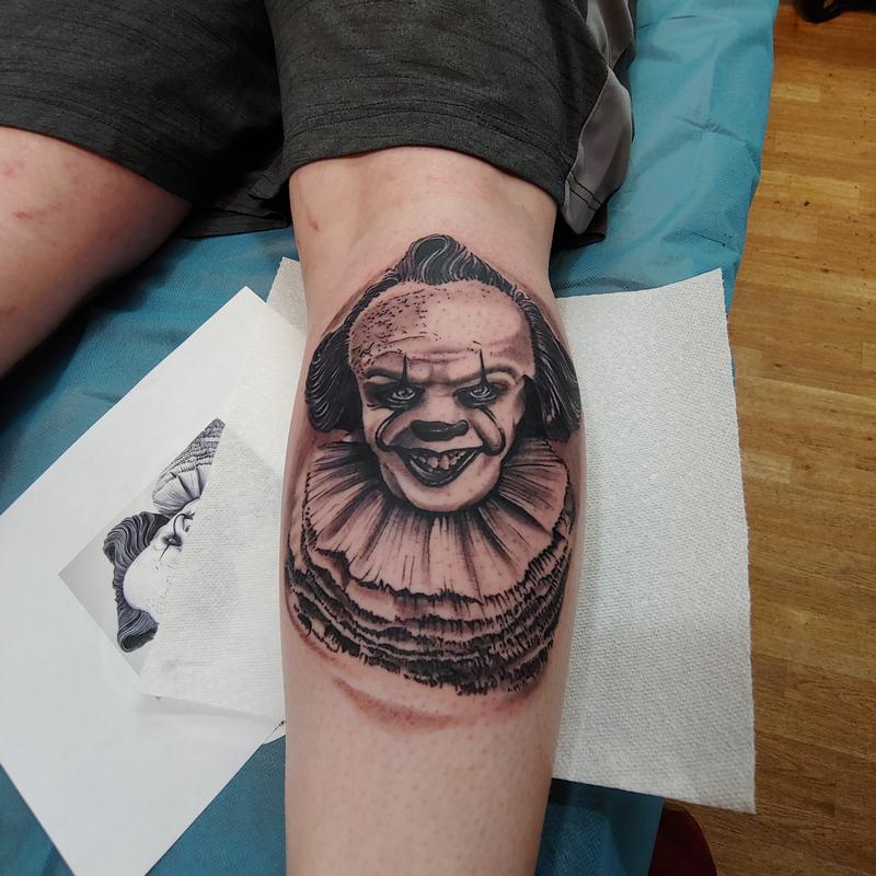Painted Temple : Tattoos : Movie : Quade Dahlstrom Pennywise