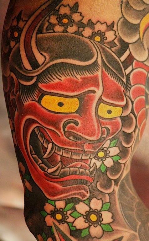 Traditional Hannya By Tony Adamson TattooNOW