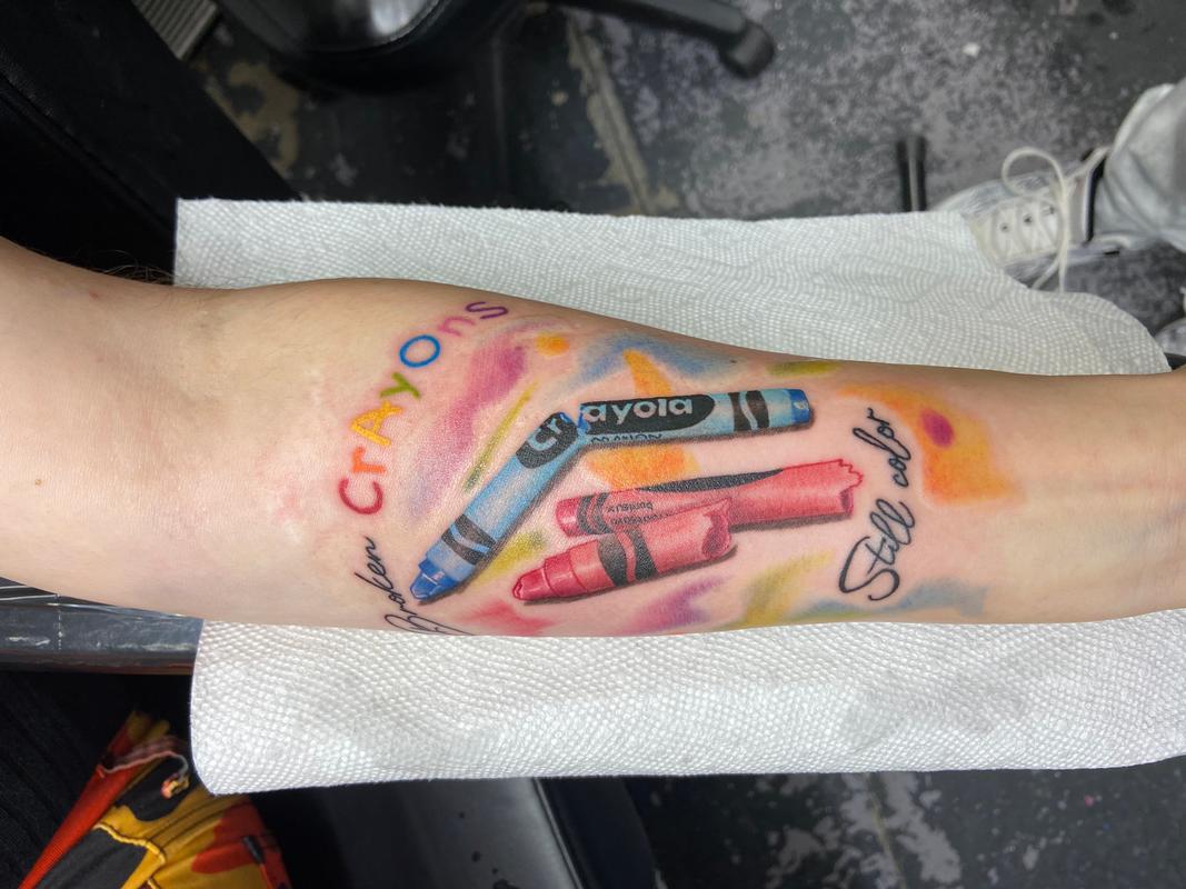 Crayons by Jon Morrison (MADISON) Tattoos