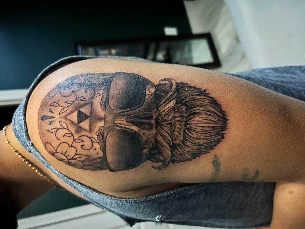 Art Immortal Tattoo : Tattoos : Raul Zavala (WOODLANDS TX) : Skull