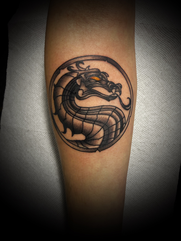 Mortal Kombat Logo Tattoo