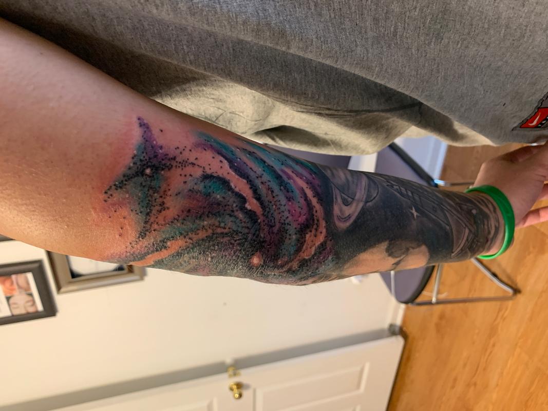 Milky Way galaxy by bubba underwood (PORTLAND) Tattoos