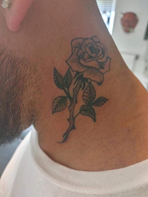 Art Immortal Tattoo : Tattoos : Chris Christain (PORTLAND) : Rose