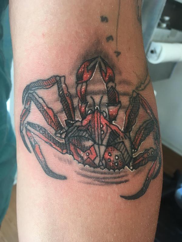 Art Immortal Tattoo : Tattoos : bubba underwood : King crab