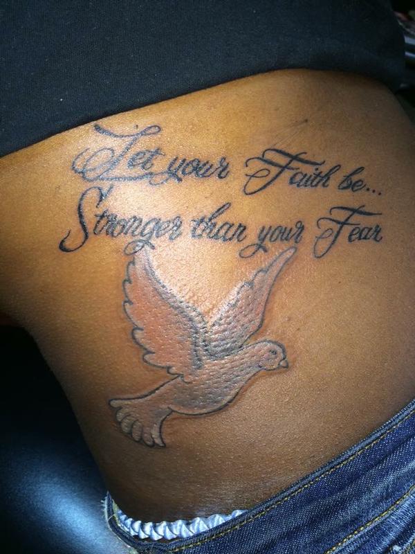 faith with birds tattoos