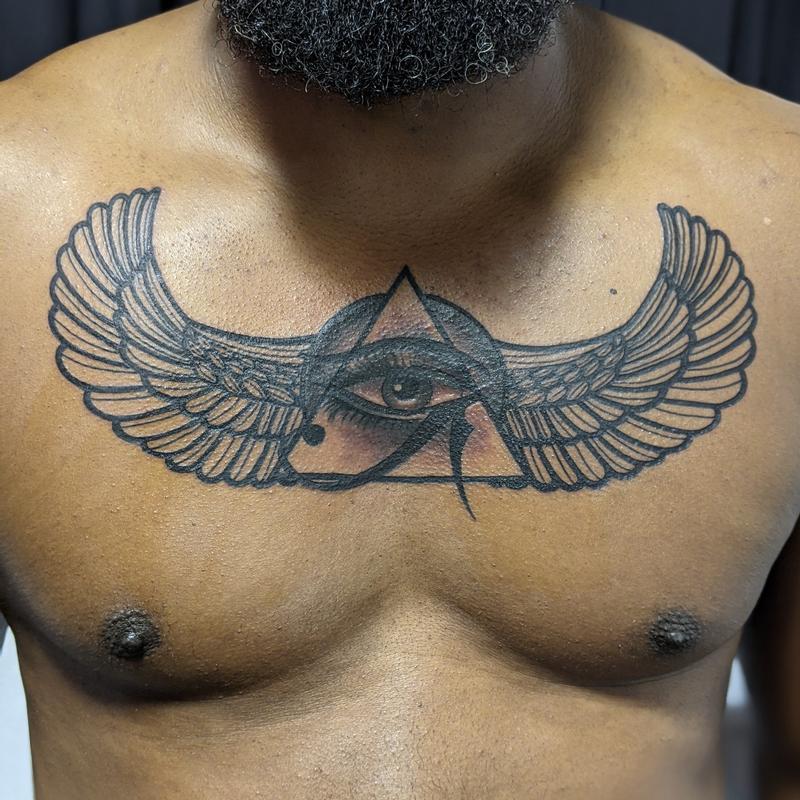 Egyptian Chest Tattoos