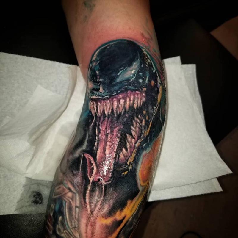 Venom by Drew Siciliano Tattoos