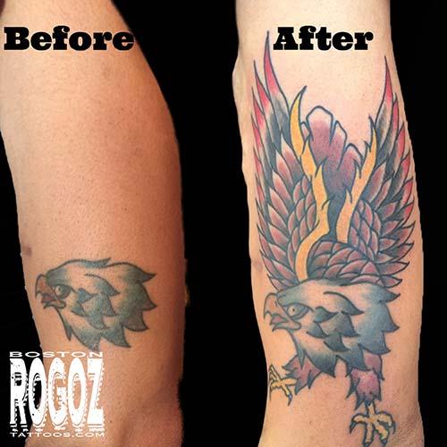 Boston Rogoz Tattoo Tattoos Traditional Old School Eagle Tattoo