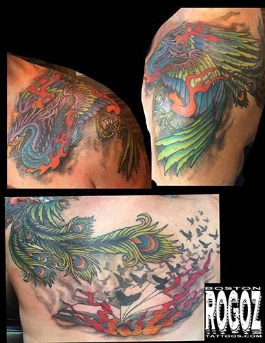 Boston Rogoz Tattoo : Tattoos : Nature Animal Wildlife : Phoenix rising  tattoo