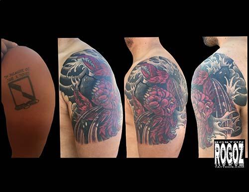 Boston Rogoz Tattoo : Tattoos : Traditional Asian : Japanese Samurai Crab  cover up