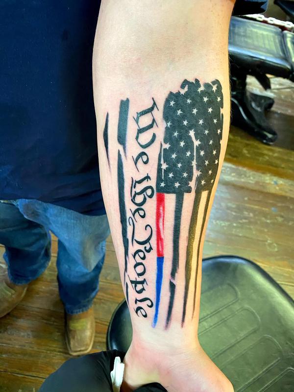 Daddy Jacks Body Art Studio : Tattoos : Color : We The People