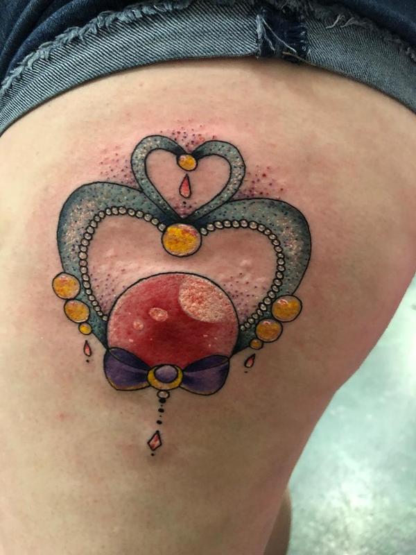Sailor Pluto by Brenda Kaye Tattoos