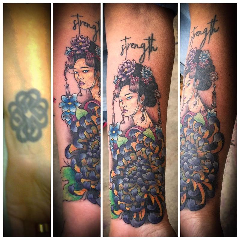 Celtic Knot Cover Up by Daddy Jack Tattoos