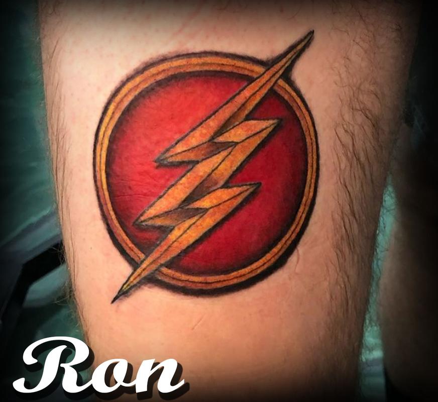 The Flash Symbol Tattoo