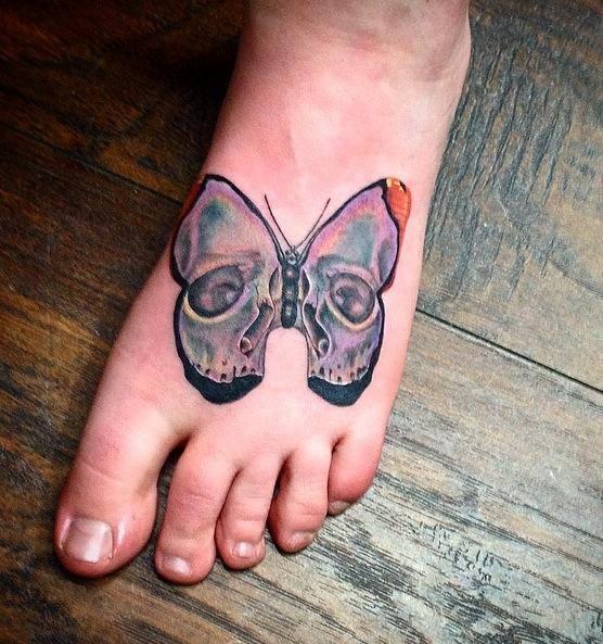 Deft Tattoo Studio Tattoos Joshua Nordstrom Butterfly skull