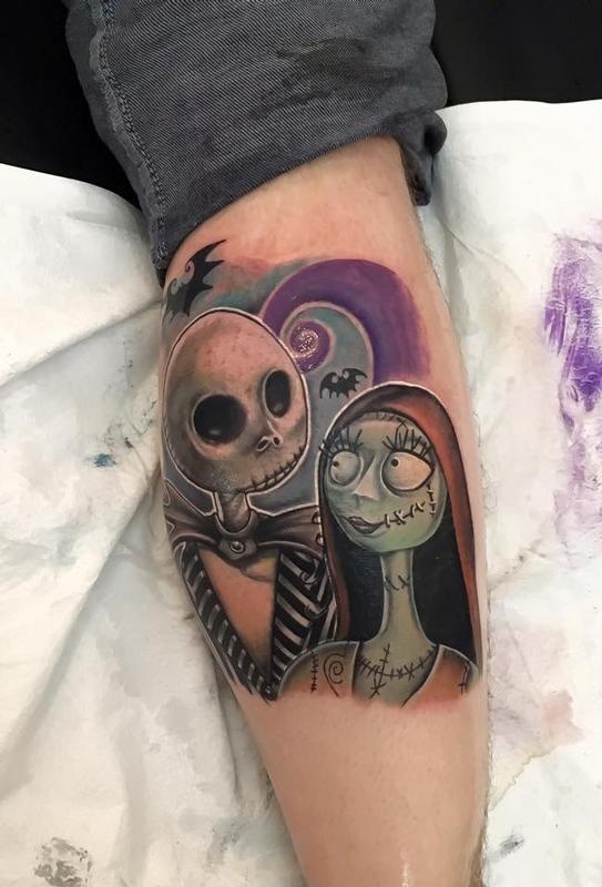 Jack And Sally Tattoo By Joshua Nordstrom Tattoos
