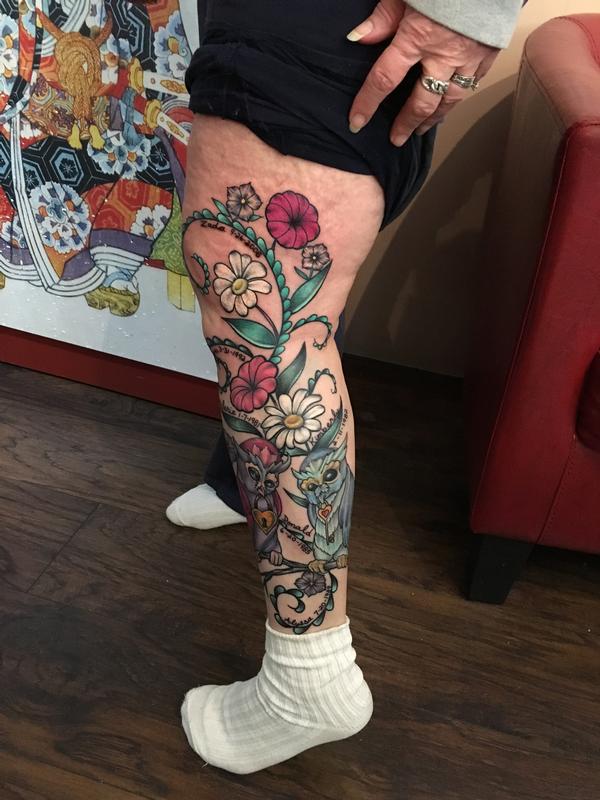 Deft Tattoo Studio Tattoos Joshua Nordstrom Owls And