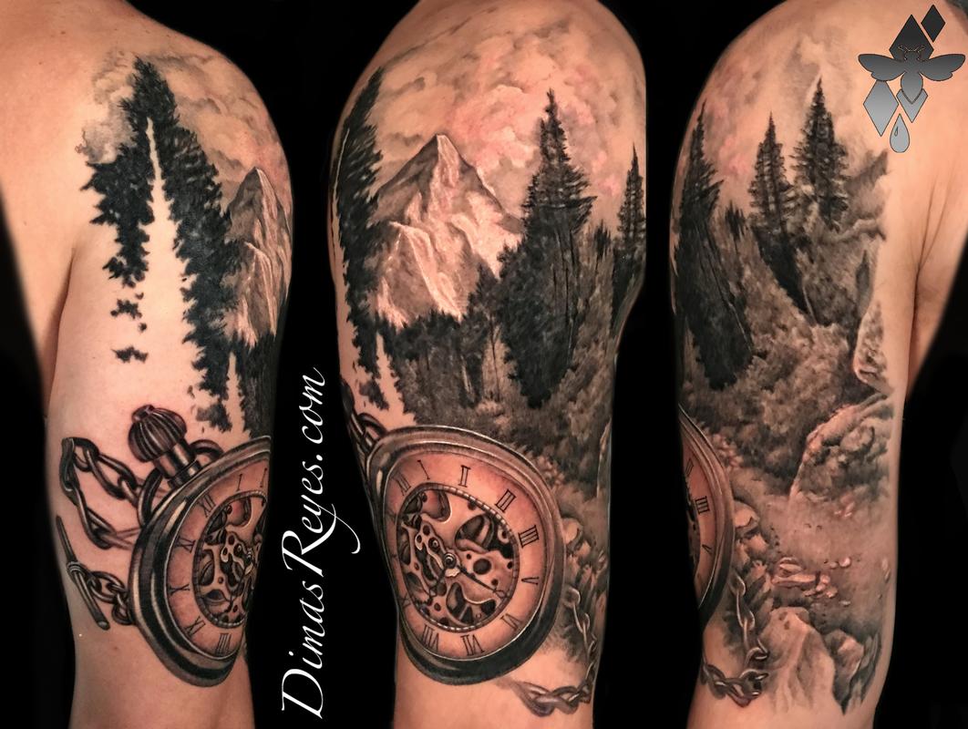 6. Mountain Landscape Tattoo - wide 3