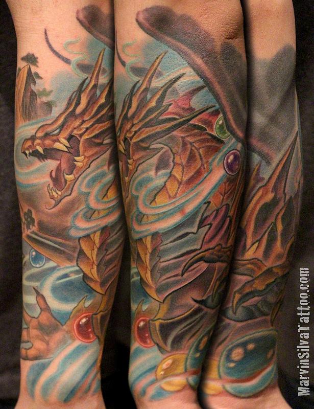 Final Fantasy Tattoo by Marvin Silva Tattoos