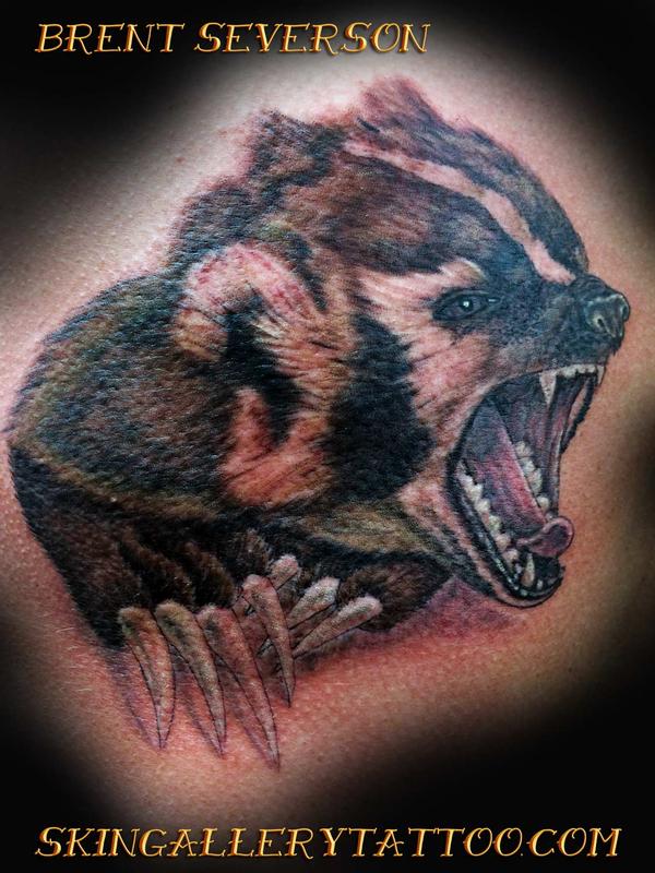 Skin Gallery Tattoo Tattoos New Wisconsin Badger