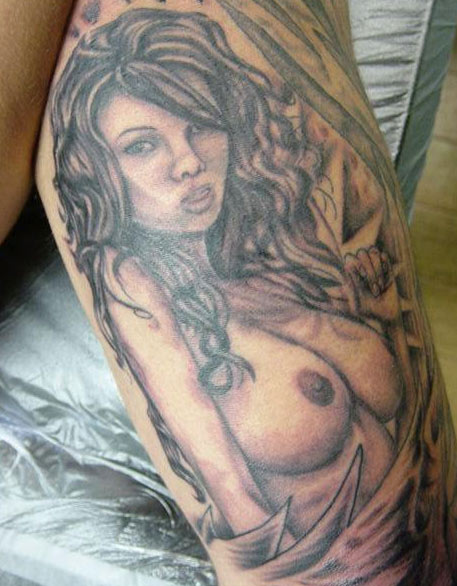 Naked Portait By Stevie Monie TattooNOW