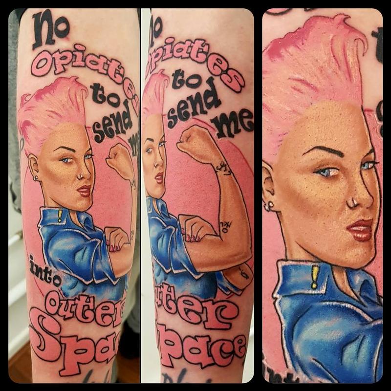 Unique Pink Tattoo Designs
