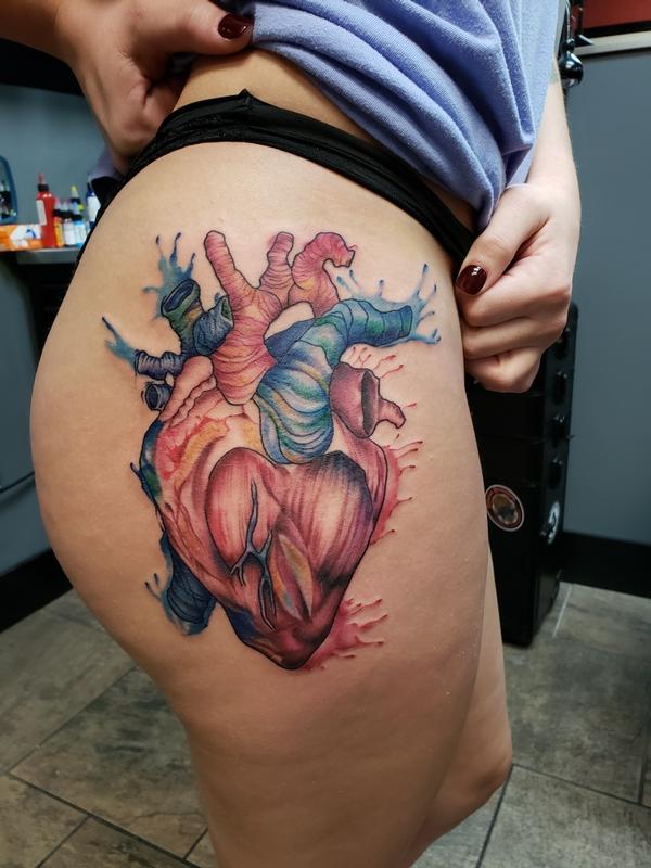 Heart Tattoo by Casey Privette : Tattoos