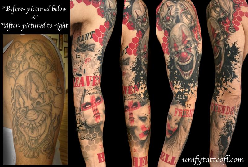 heaven and hell tattoos