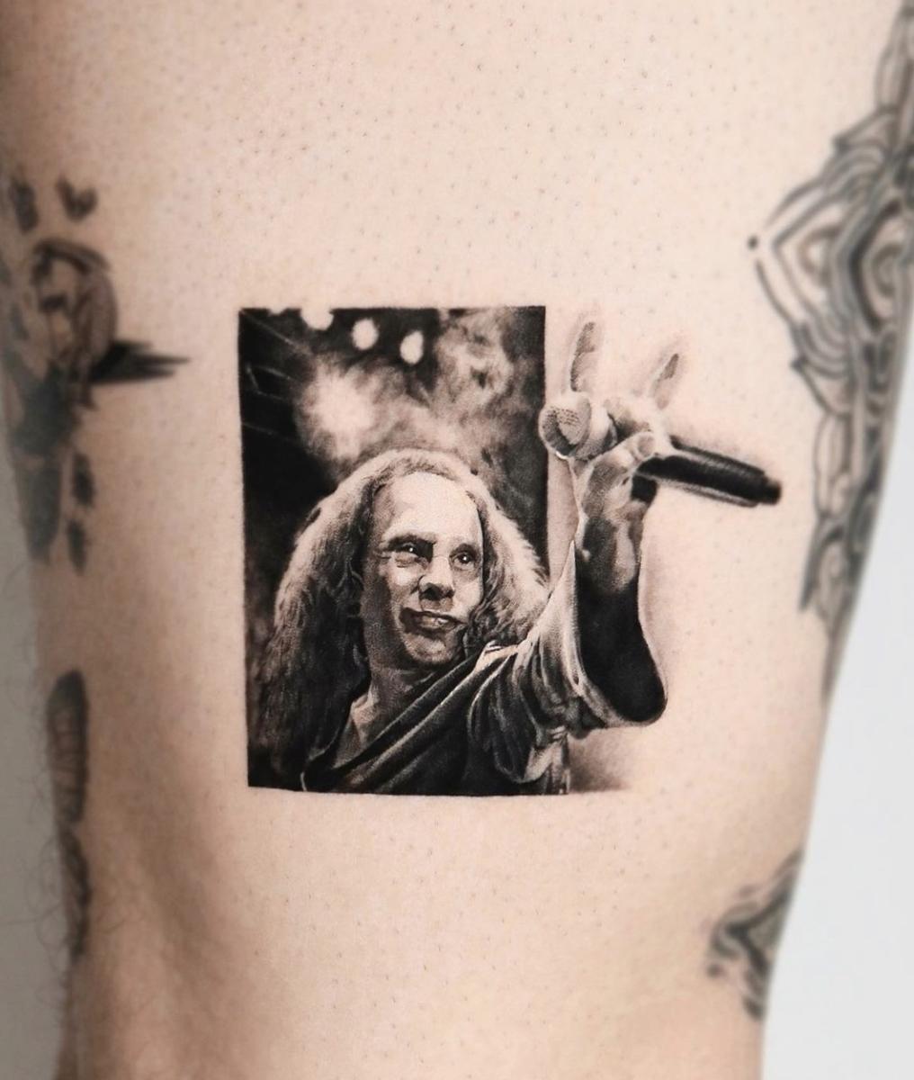 Ronnie James Dio Tribute Tattoo by Via Saru