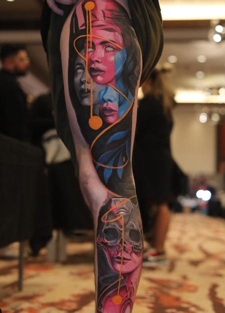 tattoos/ - Surrealist leg sleeve - 145044