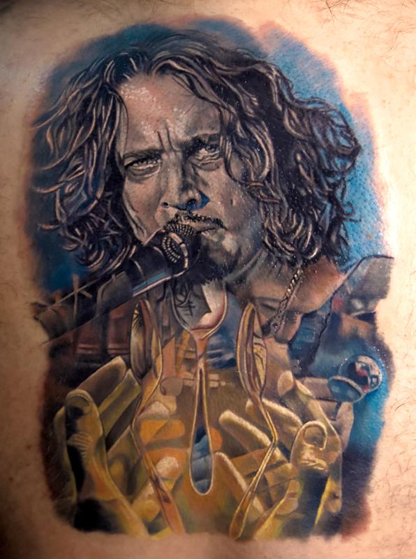 Amazing Chris Cornell piece by  Mayday Tattoo Co  Facebook