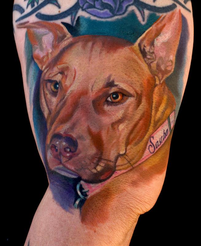 50 Pitbull Tattoo Designs For Men  Dog Ink Ideas