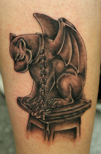 Gargoyle dog by Angel Caban  TattooNOW