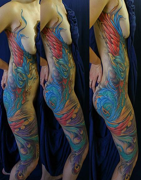 Voorkoms® Peacock Feather with Om Tattoo Temporary Body Waterproof Boy and  Girl Tattoo : Amazon.in: Beauty