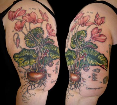The fascinating world of flora in a botanical tattoo by Olga Nekrasova   iNKPPL