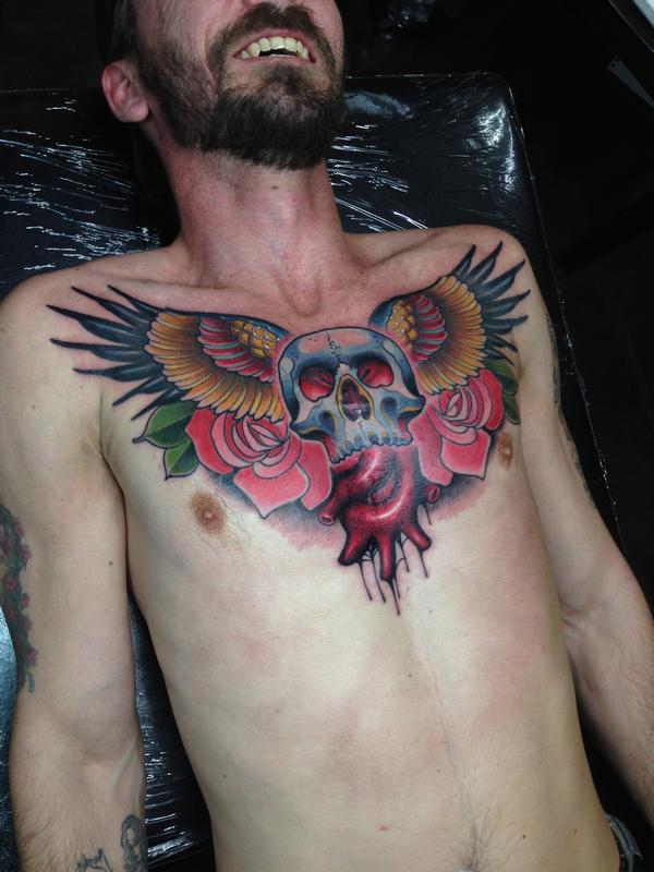 40 Wing Chest Tattoos For Men  YouTube