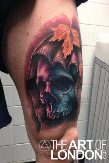 Skull With Veil Tattoo By London Reese Tattoonow 2271