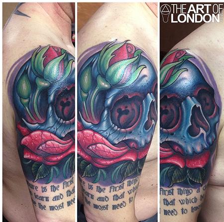 Javier Rodriguez Tattoo — SANG BLEU LONDON