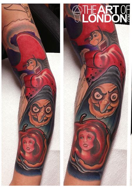 Luna Moth Tattoo Studio - Tony started this a Disney Villain half sleeve  today. | Facebook