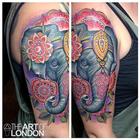 15 Celebrity Elephant Tattoos | Steal Her Style