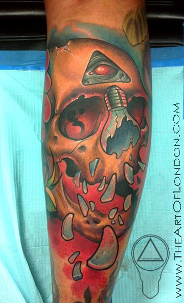 Skull Light Bulb Tattoo By London Reese Tattoonow 