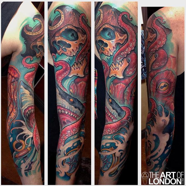 ocean sleeve tattooTikTok Search