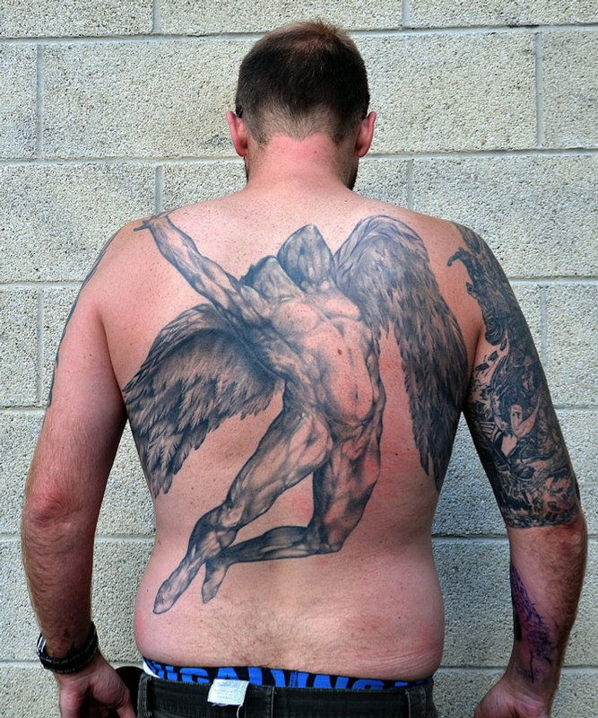 Martin S Back Piece William Rimmer S Evening Fall Of Day By Aurora Lancaster Tattoonow