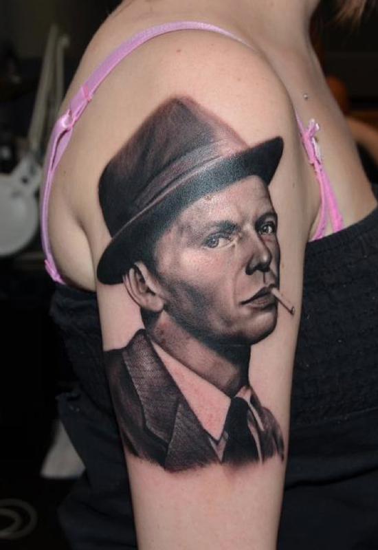 Robbie McIntyre on Twitter AllisonLawson Frank Sinatra tattoo  httptcoDLA3I5KvuM love this  Twitter