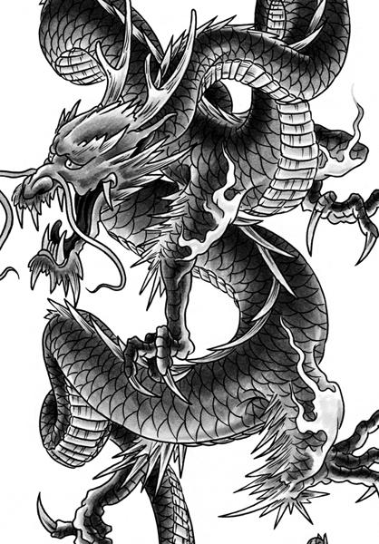 Art Galleries - Dragon Tattoo Design - 63879