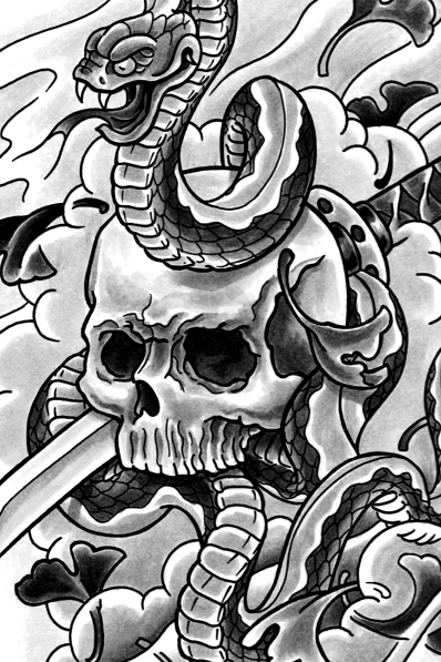 Art Galleries - Skull and Sword tattoo design - 78791