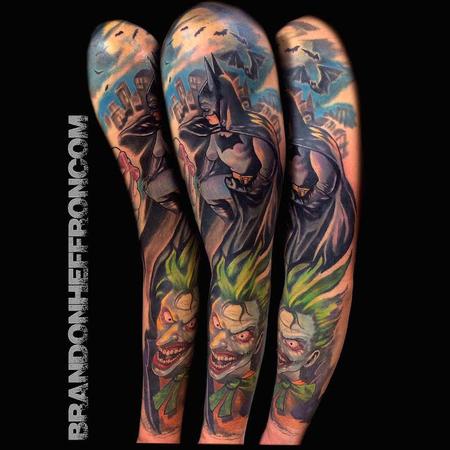 Art Room Tattoo House - Artist @antoniosinagra Full sleeve Batman ! #batman  #joker #tattoo #tattooartist #tattooblackandgrey #blackandgreytattoo  #passion | Facebook