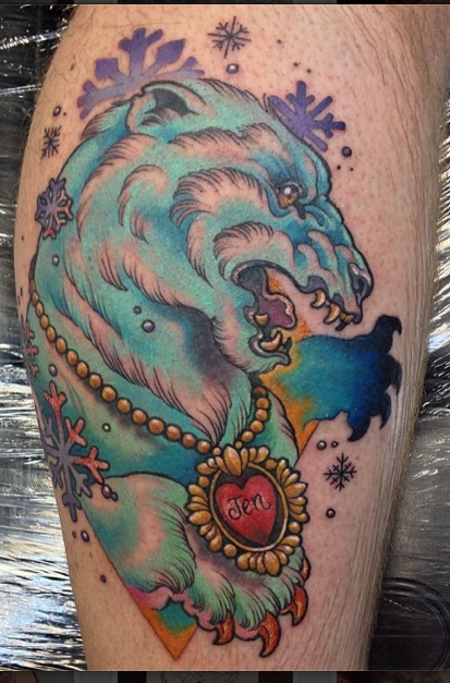 Polar bear and whale tattoo  Tattoogridnet