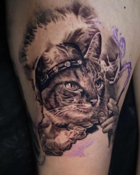 Lucky Cat Tattoo - Etsy Sweden